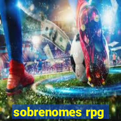 sobrenomes rpg